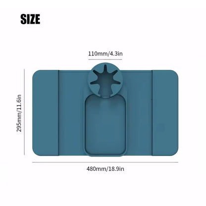 Silicone Sofa Armrest Cup Holder & Storage Tray