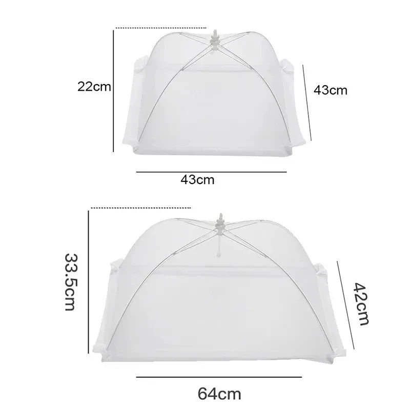 Mesh Folding Food Cover Insect Proof Washable Space Saving Kitchen Food Protector