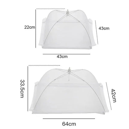 Mesh Folding Food Cover Insect Proof Washable Space Saving Kitchen Food Protector