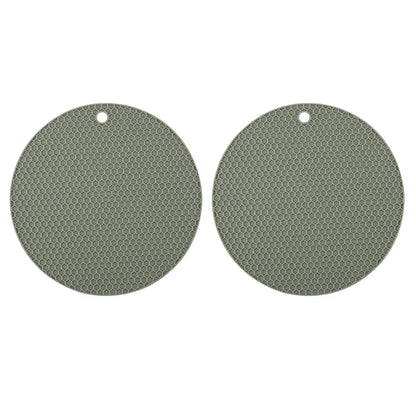 2/4 PCS Multifunction Heat Resistant Silicone Mat Drink Cup Coasters Nonslip Pads Pot Holder Table Placemat Kitchen Accessories