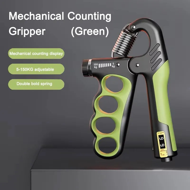 Adjustable Hand Gripper 5-100kg - Grip Strength Trainer for Gym Fitness Muscle Recovery Exercise