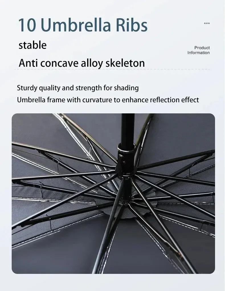 Car Sunshade Umbrella For Auto Shading Car Sun Shade Protector Parasol Summer Sun Interior Windshield Protection Curtain