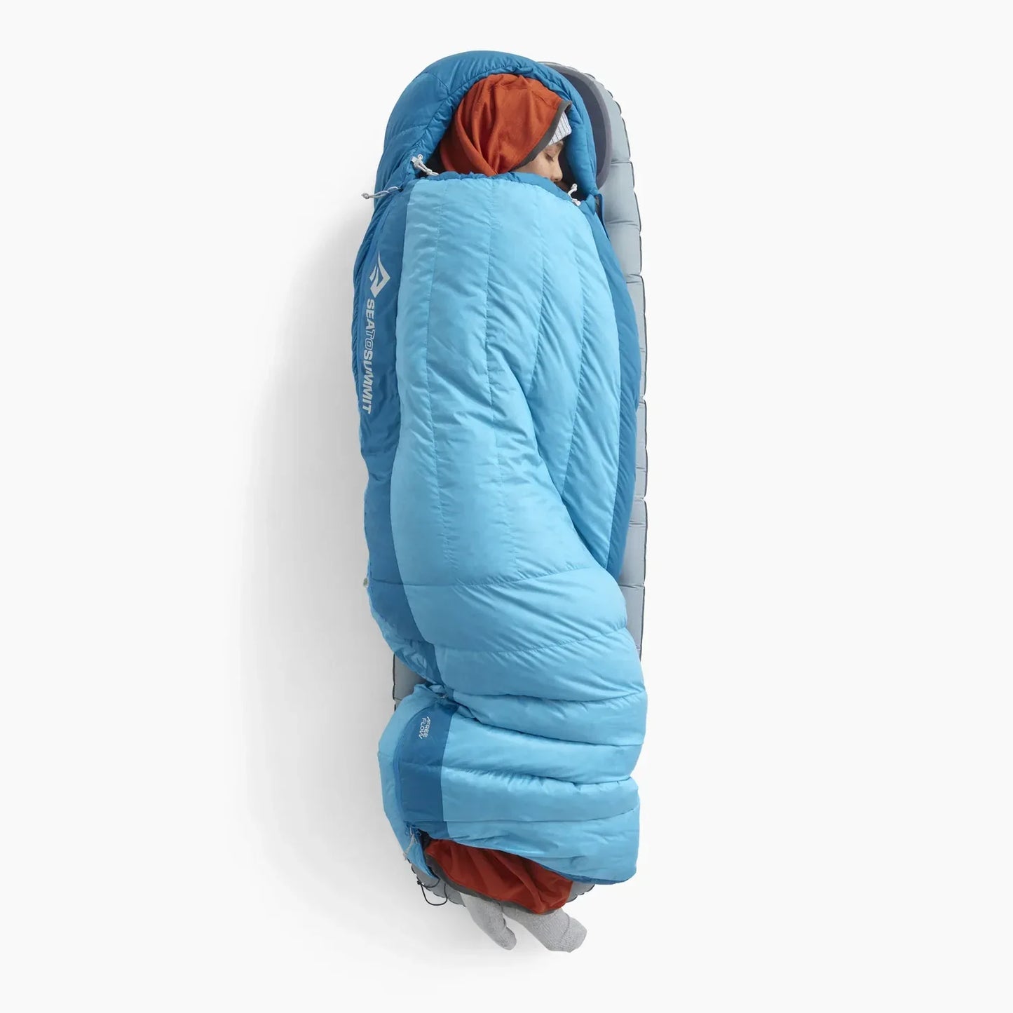 Sea To Summit Trek -1°C Down Sleeping Bag - Regular Snorkel Blue