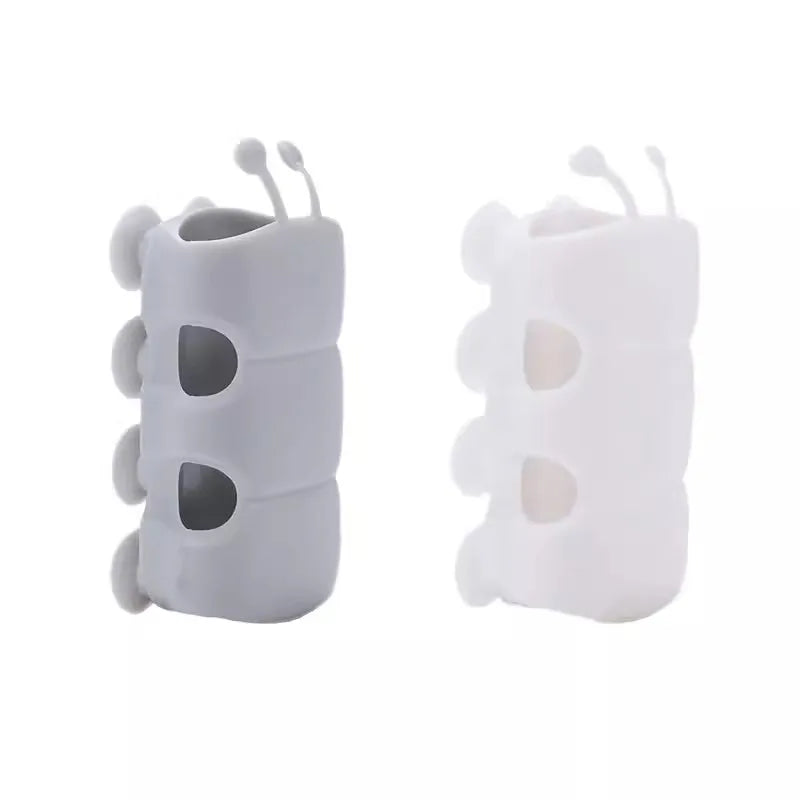 Suction Cup Brackets Silicone Shower Head Holder Reusable Removable Wall Storage Shelf Rack Fixed Base for Bathroom Accessories