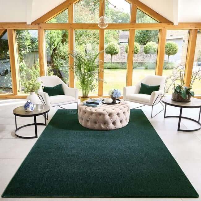 Eco-Washable Rugs Plain Design