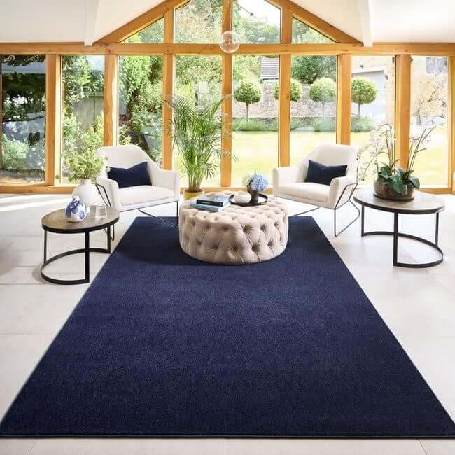 Eco-Washable Rugs Plain Design