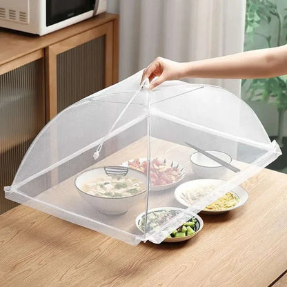 Mesh Folding Food Cover Insect Proof Washable Space Saving Kitchen Food Protector