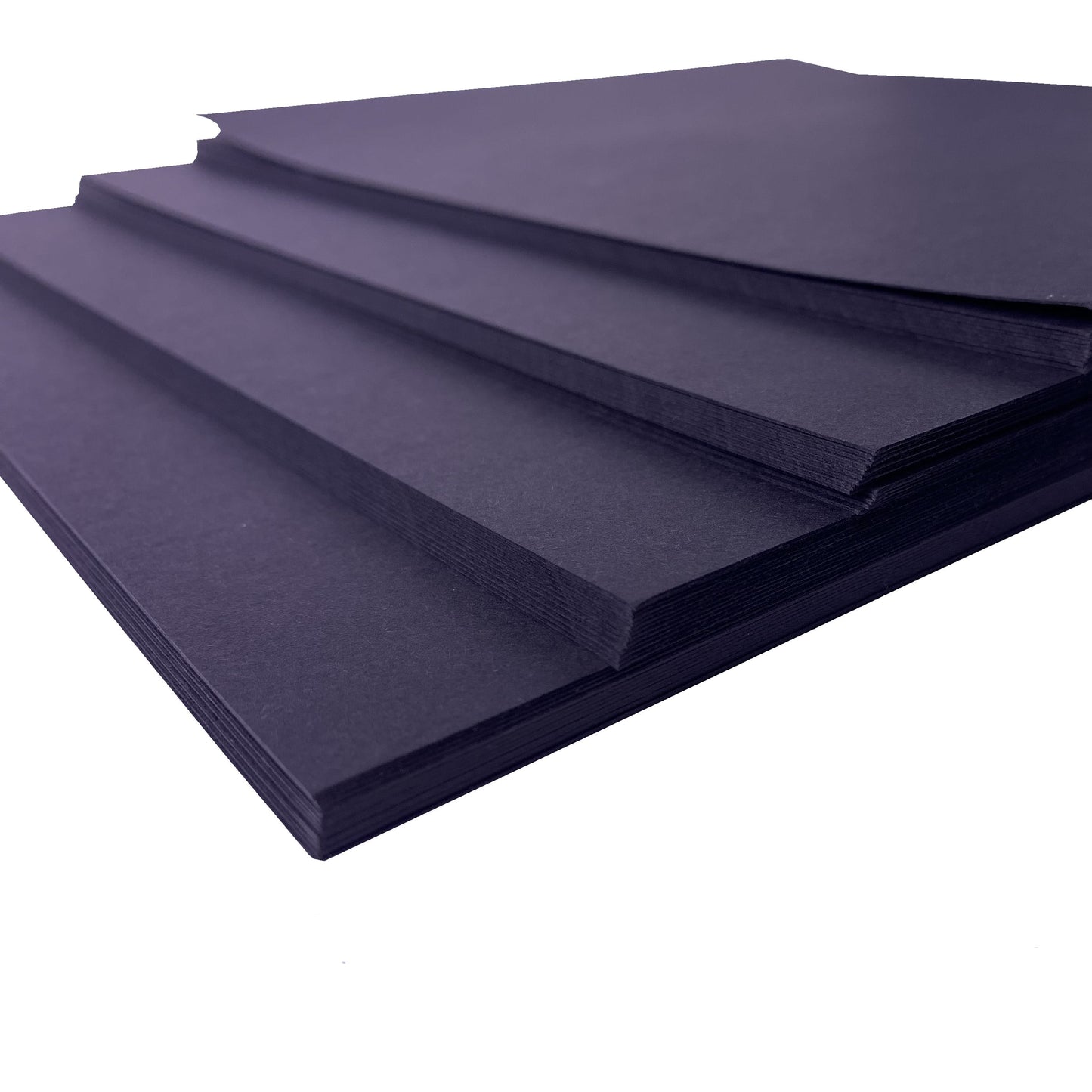 A3 Black Recycled Card 270gsm - Thick, Textured, Perfect for Crafting and Presentations