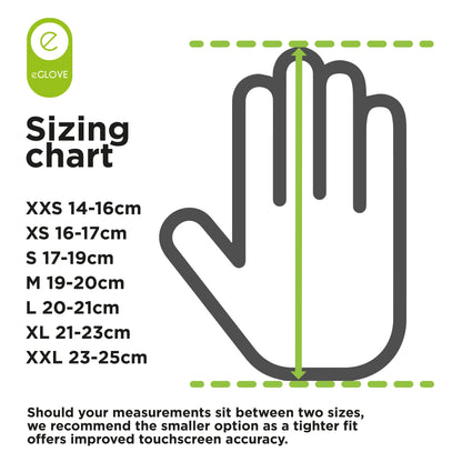 eGLOVE Run Gloves – Green | Touchscreen Running Gloves