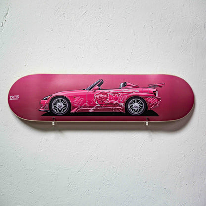 Suki's 2 F and 2 Finspired Skate Deck Wall Art