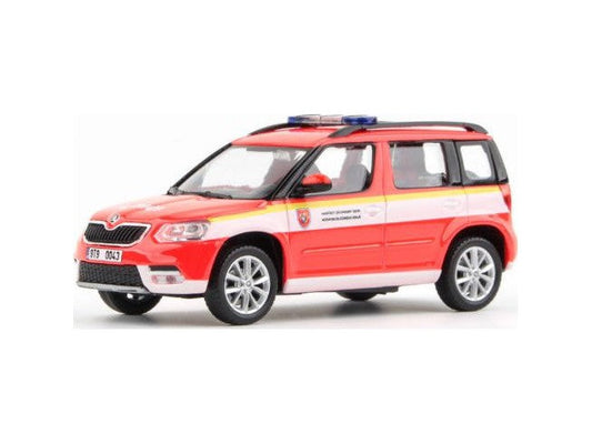 Skoda Yeti FL 2013 Fire Brigade Moravian Silesian Region - 1:43 Scale Model Car