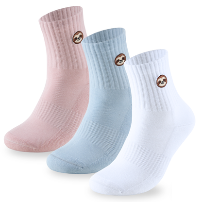 Bamboo Embroidered Animal Socks