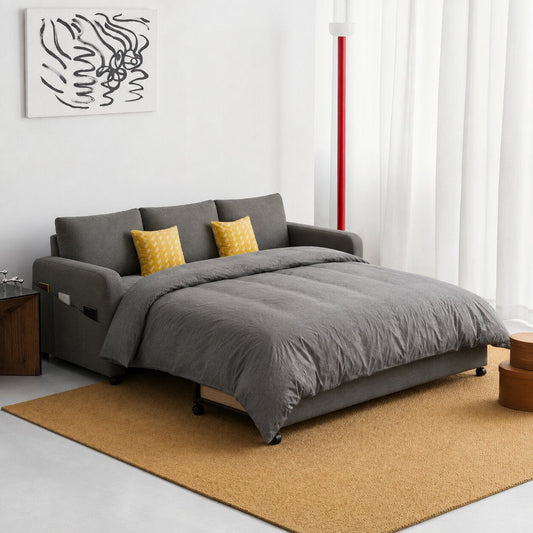 Gabriel Two Seater Sofa Bed, Linen