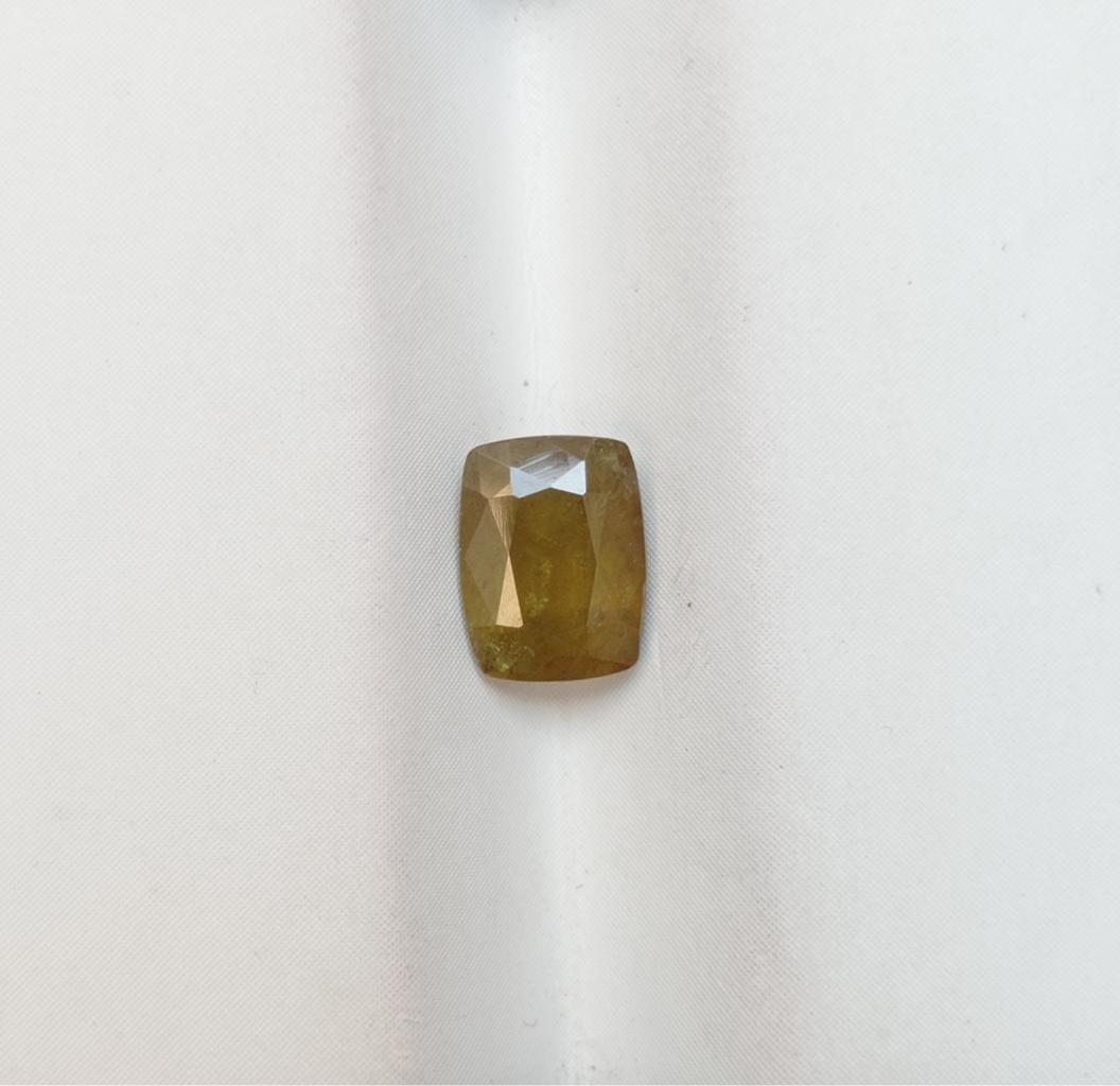 1.10ct Natural Sphene For Sale - Titanite Gemstone from Pakistan - 7x5x3.8mm
