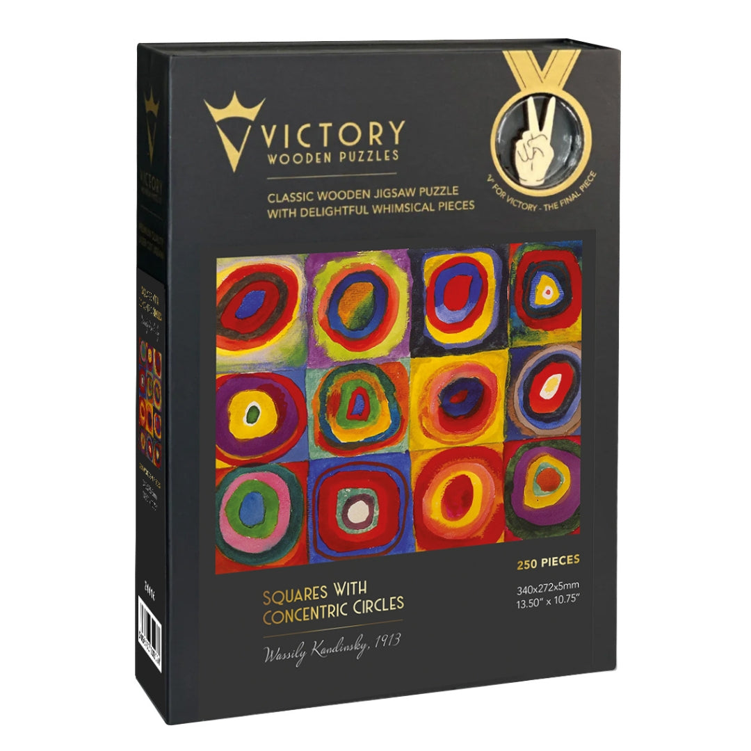 Squares With Concentric Circles (Colour Study)