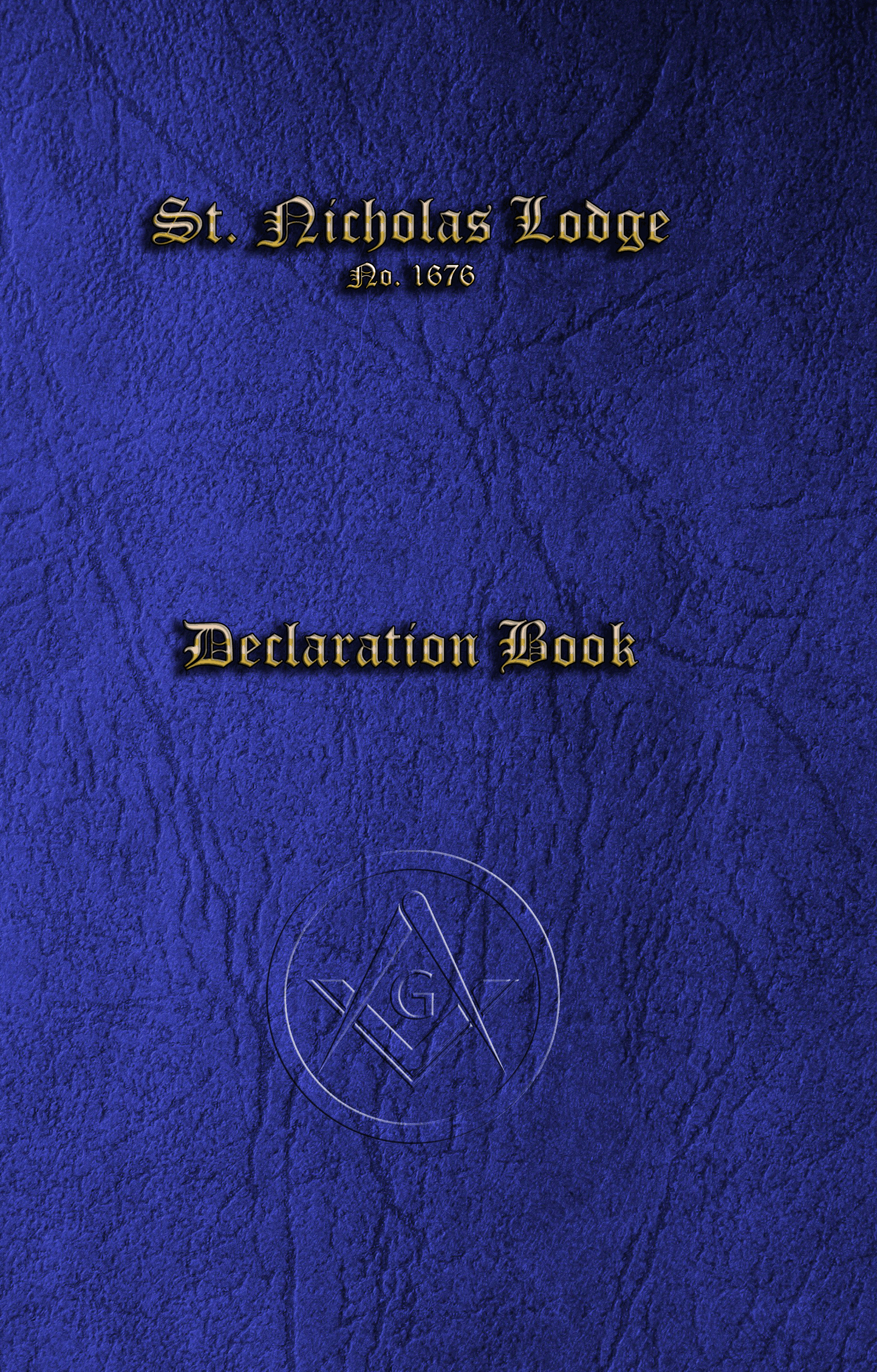 Masonic Declaration Book - Craft (Min Age 18 version)
