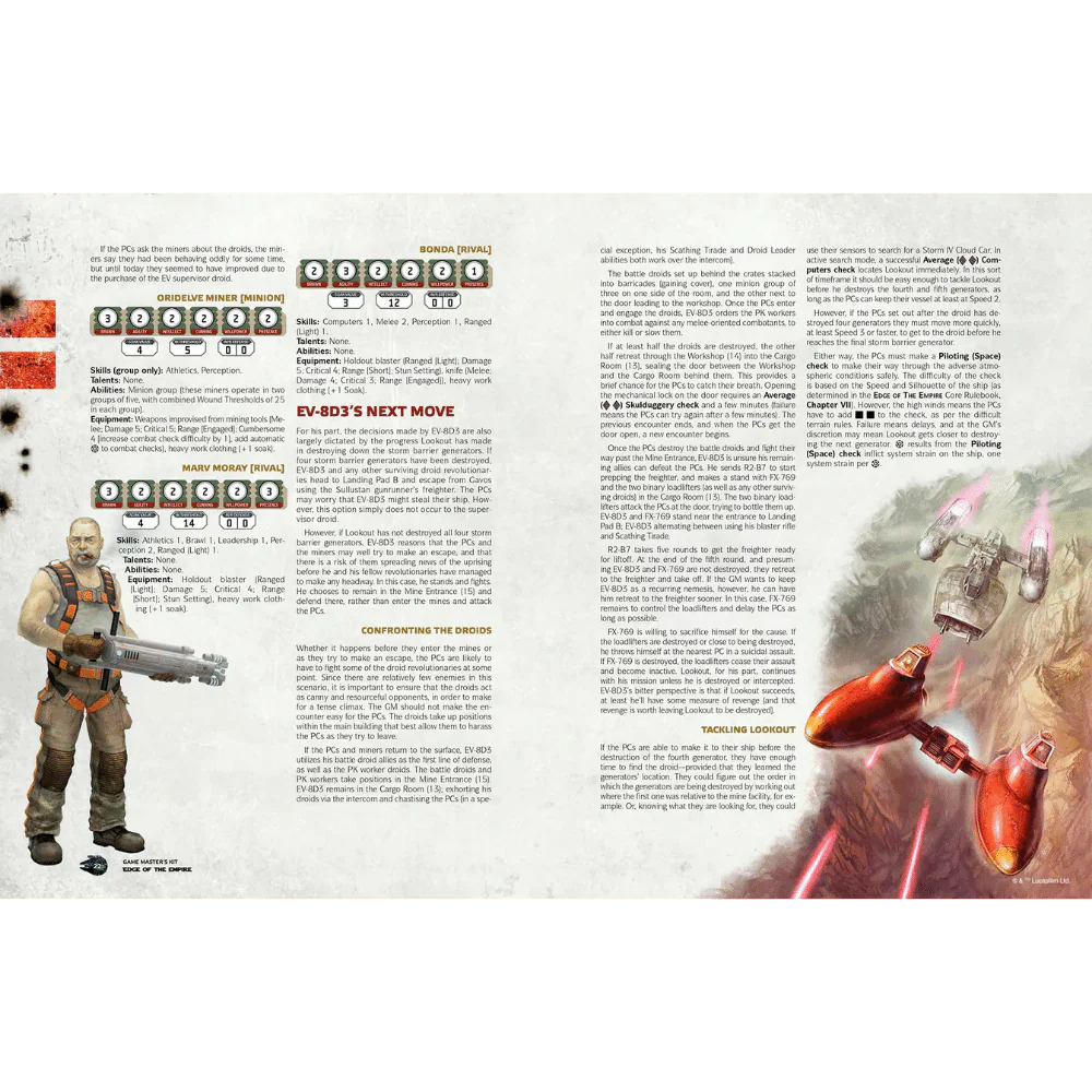 Star Wars Edge of the Empire RPG: Game Master's Kit