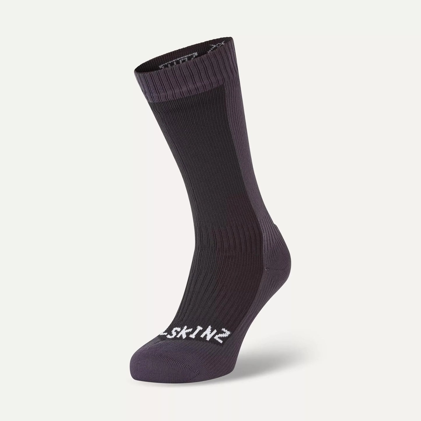 Sealskinz Starston Waterproof Cold Weather Mid Length Sock - Black
