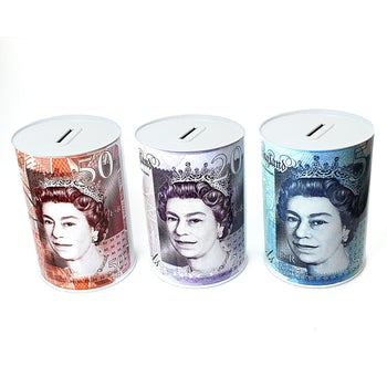Large Coin Money Tin Piggy Bank Fun and Secure Savings Box