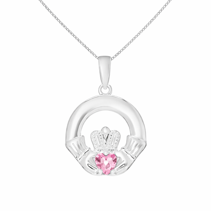 October Birthstone Claddagh Jewellery Set