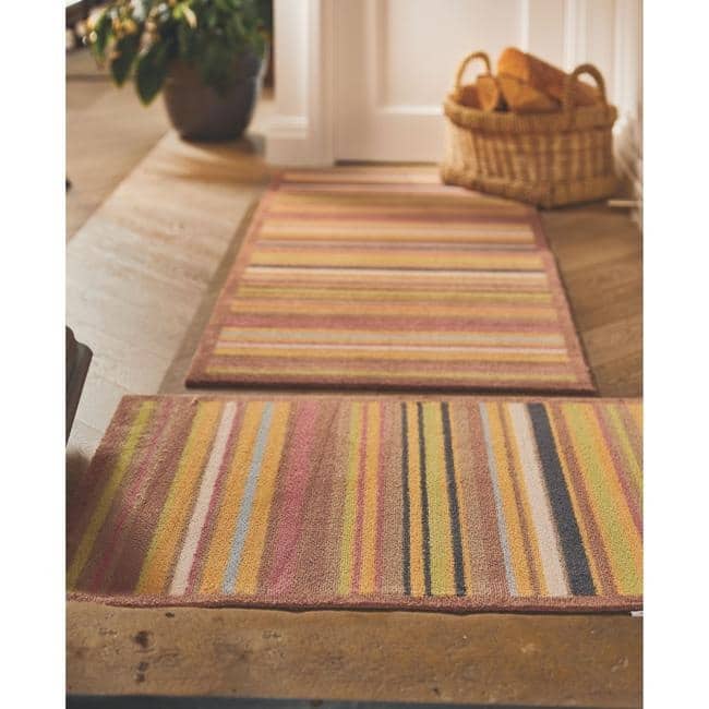 Eco-Friendly Washable Striped Mat