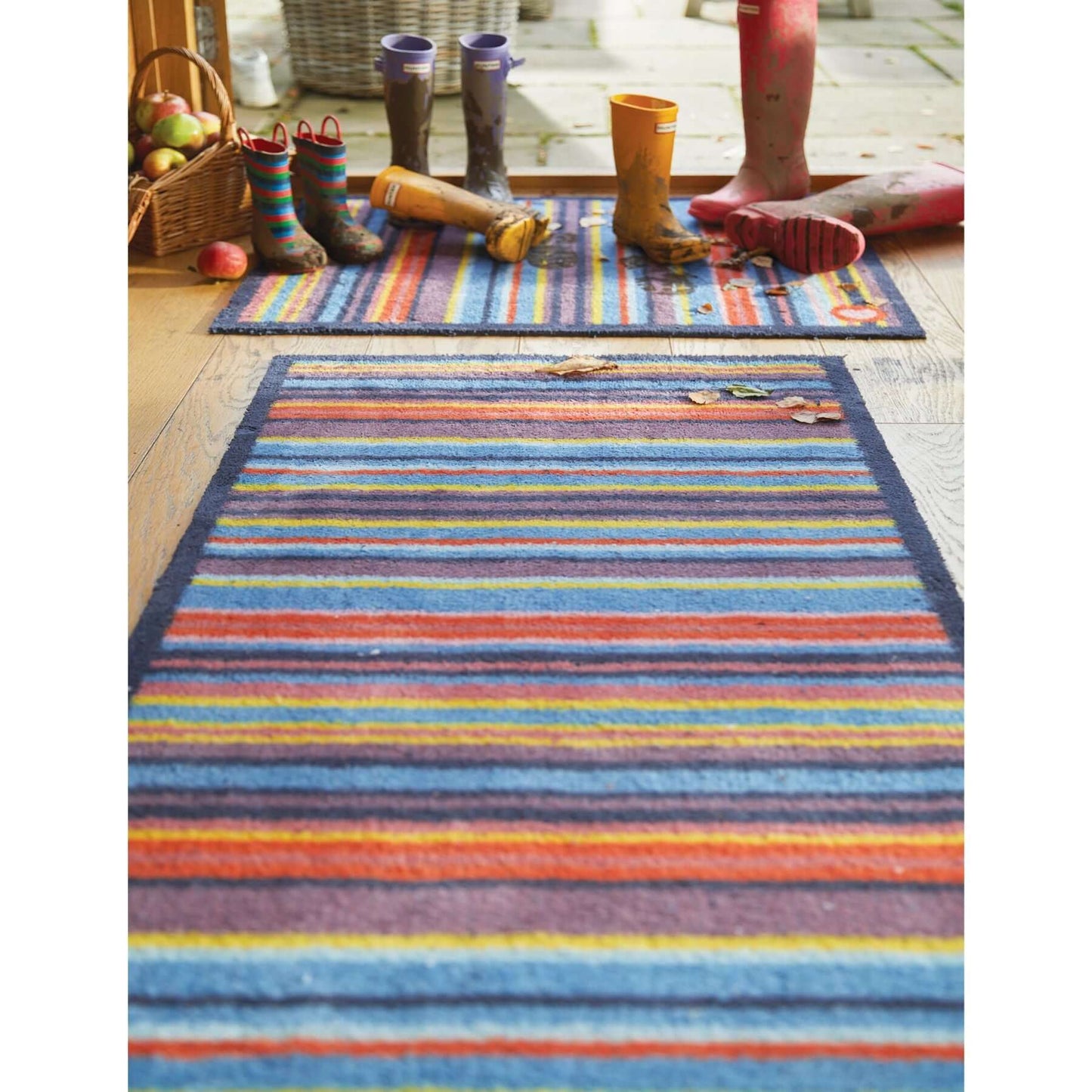 Eco-Friendly Washable Striped Mat