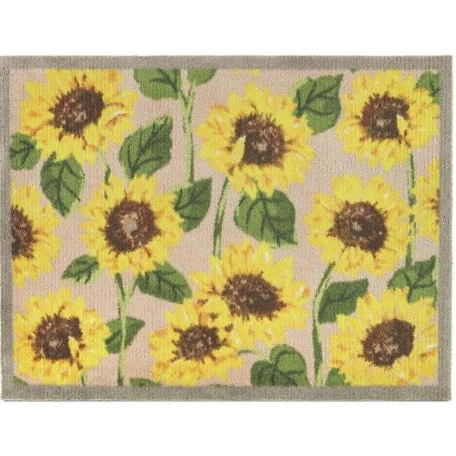 Eco-Friendly Washable Floral Mat
