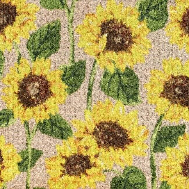 Eco-Friendly Washable Floral Mat
