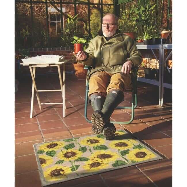 Eco-Friendly Washable Floral Mat