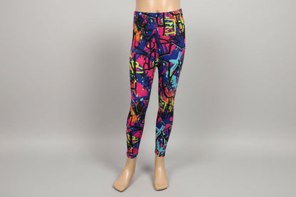 Surfer design full length stretch leggings