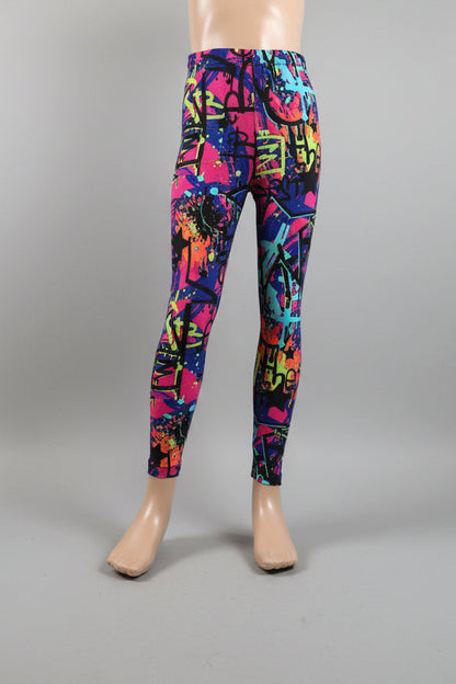 Surfer design full length stretch leggings