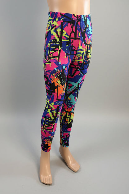Surfer design full length stretch leggings