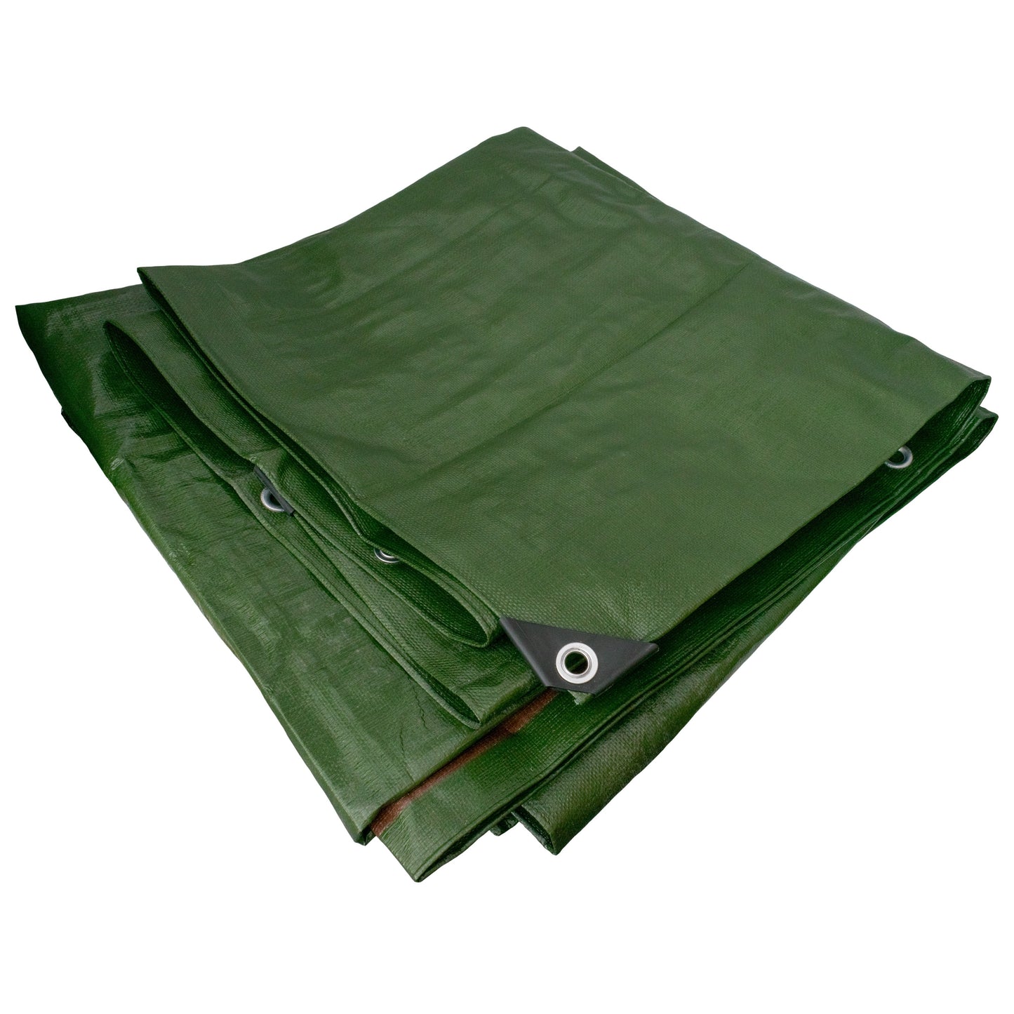 L-Grade Green Brown Tarpaulin 3m x 4m