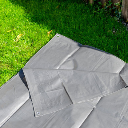 Grey L-Grade Tarpaulin 3m x 3m