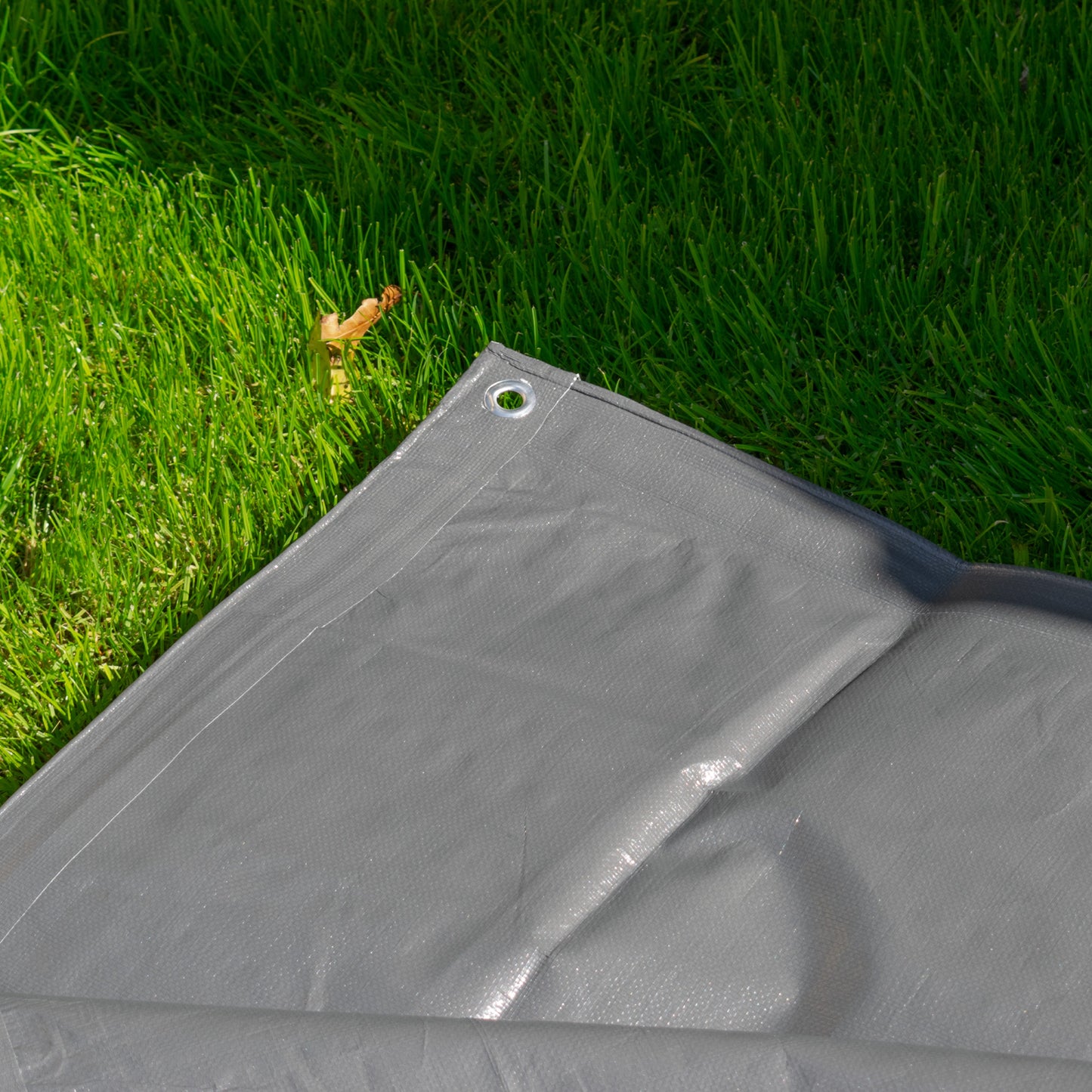 Grey L-Grade Tarpaulin 5m x 5m
