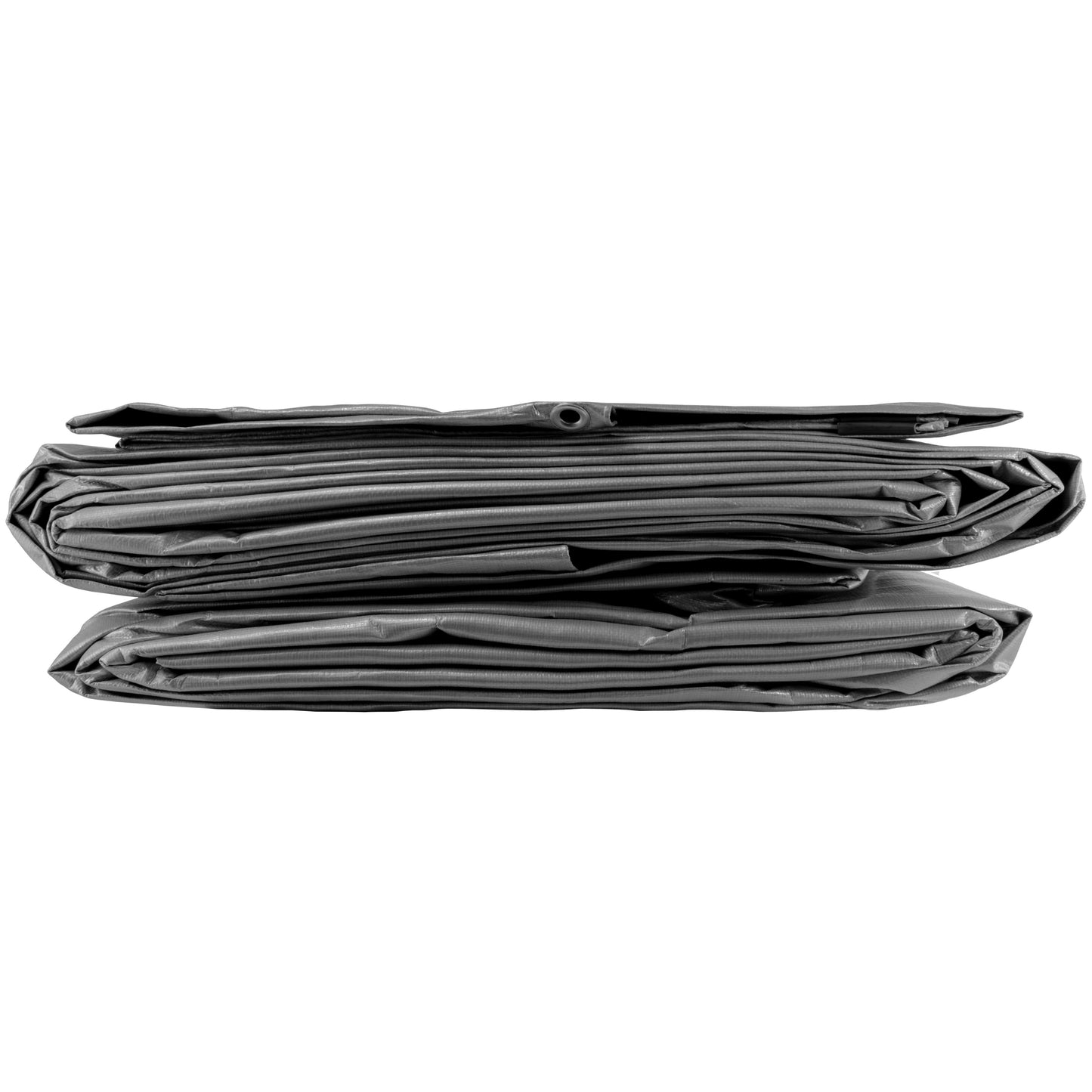 Silver XL-Grade Tarpaulin 3m x 5m Waterproof Tarpaulin Cover Reinforced Eyelets