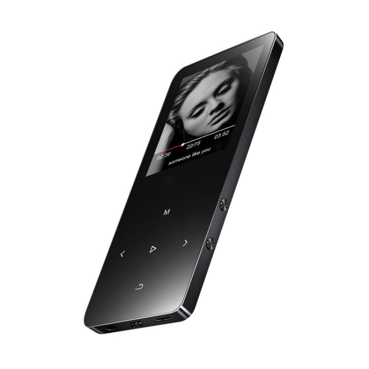 1.8 inch Touch Screen Metal Bluetooth MP3 MP4 Hifi Sound Music Player, Black, Rose Gold