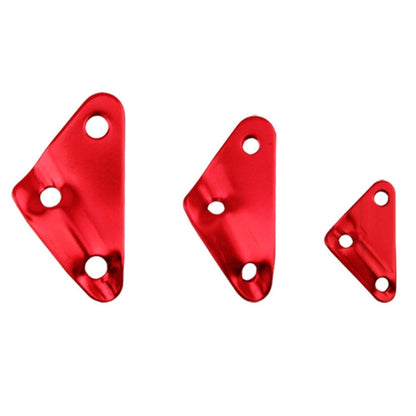 3 PCS Triangle Aluminum Alloy Wind Rope Buckle Adjustment Buckle Tent Canopy Pull Rope Slip Rope Buckle Accessories