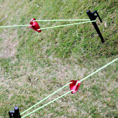 3 PCS Triangle Aluminum Alloy Wind Rope Buckle Adjustment Buckle Tent Canopy Pull Rope Slip Rope Buckle Accessories