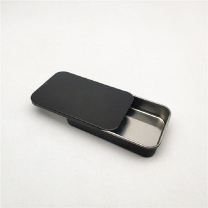 2 PCS Slide Sliding Iron Box Guitar Picks Music Equipment Accessories Storage Box, 2 PCS Guitar Picks