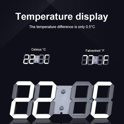 LED Digital Clock Living Room Wall Clock Creative WIFI Clock US Plug, 4 Bit WIFI Hollow White, 4 Bit WIFI Hollow Red, 4 Bit WIFI Sealed Box White