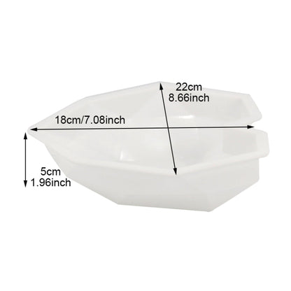 3 PCS Diamond Love DIY Cake Silicone Mold Sponge Baking Tool Chiffon Mousse Dessert Mold, Diamond Love Shape