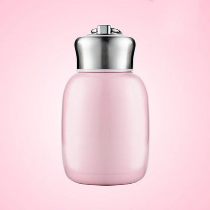 Mini Cute Coffee Vacuum Flasks Thermos Stainless Steel Cup Travel Drink Water Bottle Thermoses Mugs, 200ML, 280ML