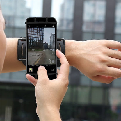 Rotating Arm With Mobile Phone Rack Sports Equipment Arm Bag Creative Outdoor Running Fitness Mobile Phone Bracket, Wrist, Arm