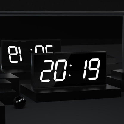 LED Large Screen Digital Electronic Clock Remote Control Double-sided Wall Clock