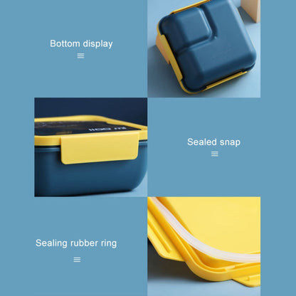 Lunch Box Simple Sealed Leak-proof Compartment Lunch Box, Color Random Delivery