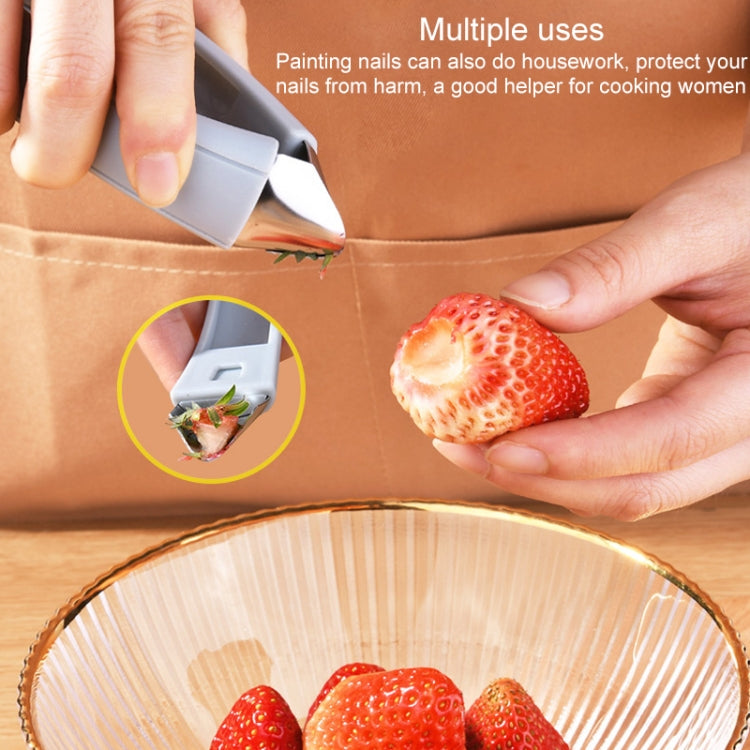 Pineapple Remover Clip Gadget Kitchen Tool Strawberry Shelling Machine, Pineapple Remover Clip(Blue), Pineapple Remover Clip(Orange), Pineapple Remover Clip(Gray)