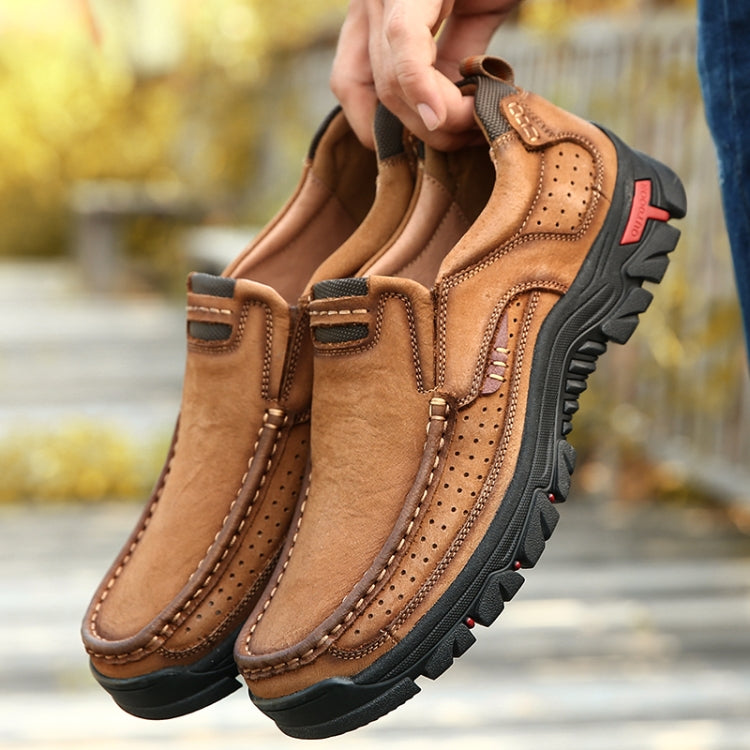 Comfortable and Breathable Non-Slip Set Feet Outdoor Hiking Sneakers Formal Shoes for Men, 47, 48