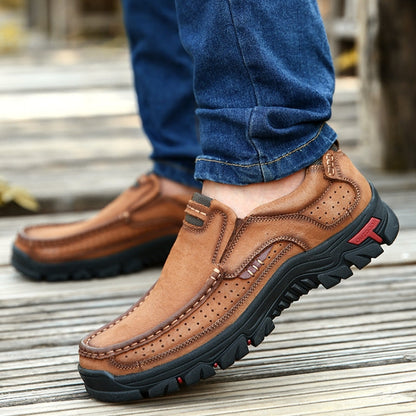 Comfortable and Breathable Non-Slip Set Feet Outdoor Hiking Sneakers Formal Shoes for Men, 47, 48
