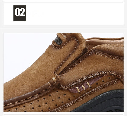 Comfortable and Breathable Non-Slip Set Feet Outdoor Hiking Sneakers Formal Shoes for Men, 47, 48